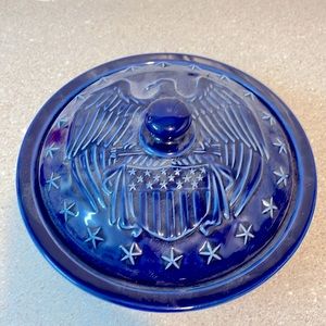 Longaberger pottery bakeware eagle design